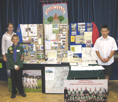 Marcham display at Villages of the Year Competition